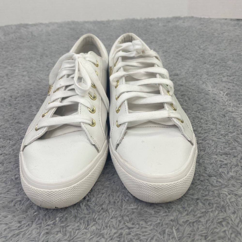 Keds‎ Jump Kick Sneakers Womens 9 White Leather Gold Hardware WH63681 - Picture 3 of 7
